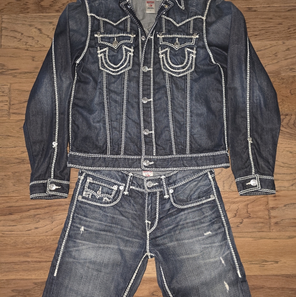 True Religion Mega T Denim Set